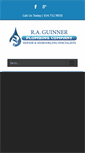 Mobile Screenshot of guinnerplumbing.com