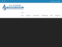 Tablet Screenshot of guinnerplumbing.com